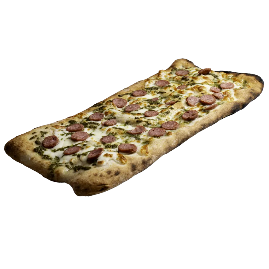 Spizza al Taglio Salsiccia Verde